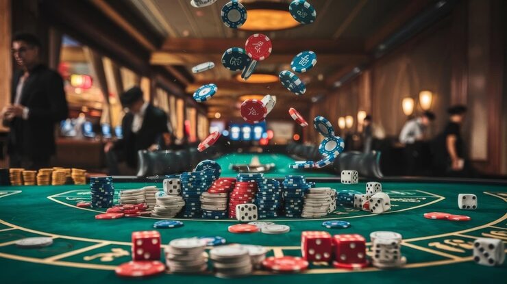 Live casino baccarat studio on mobile